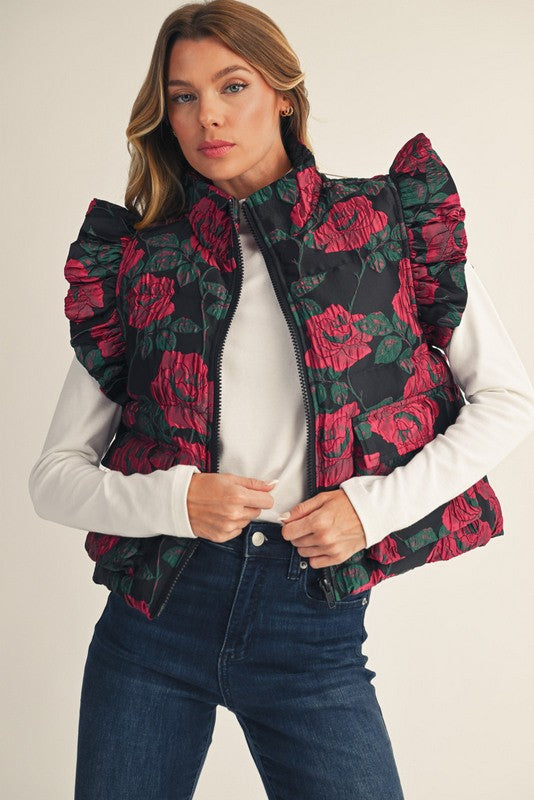 Floral Vest