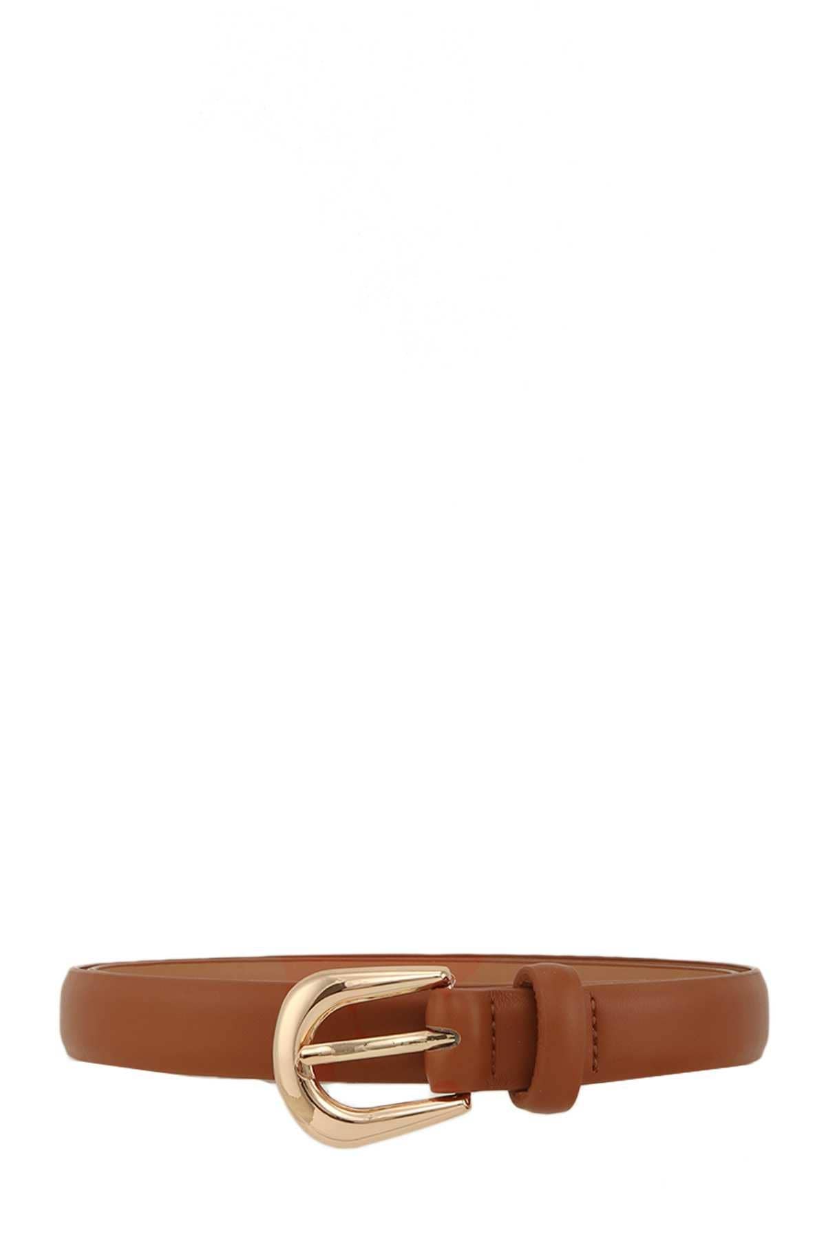 Classic Buckle Leather Belt
