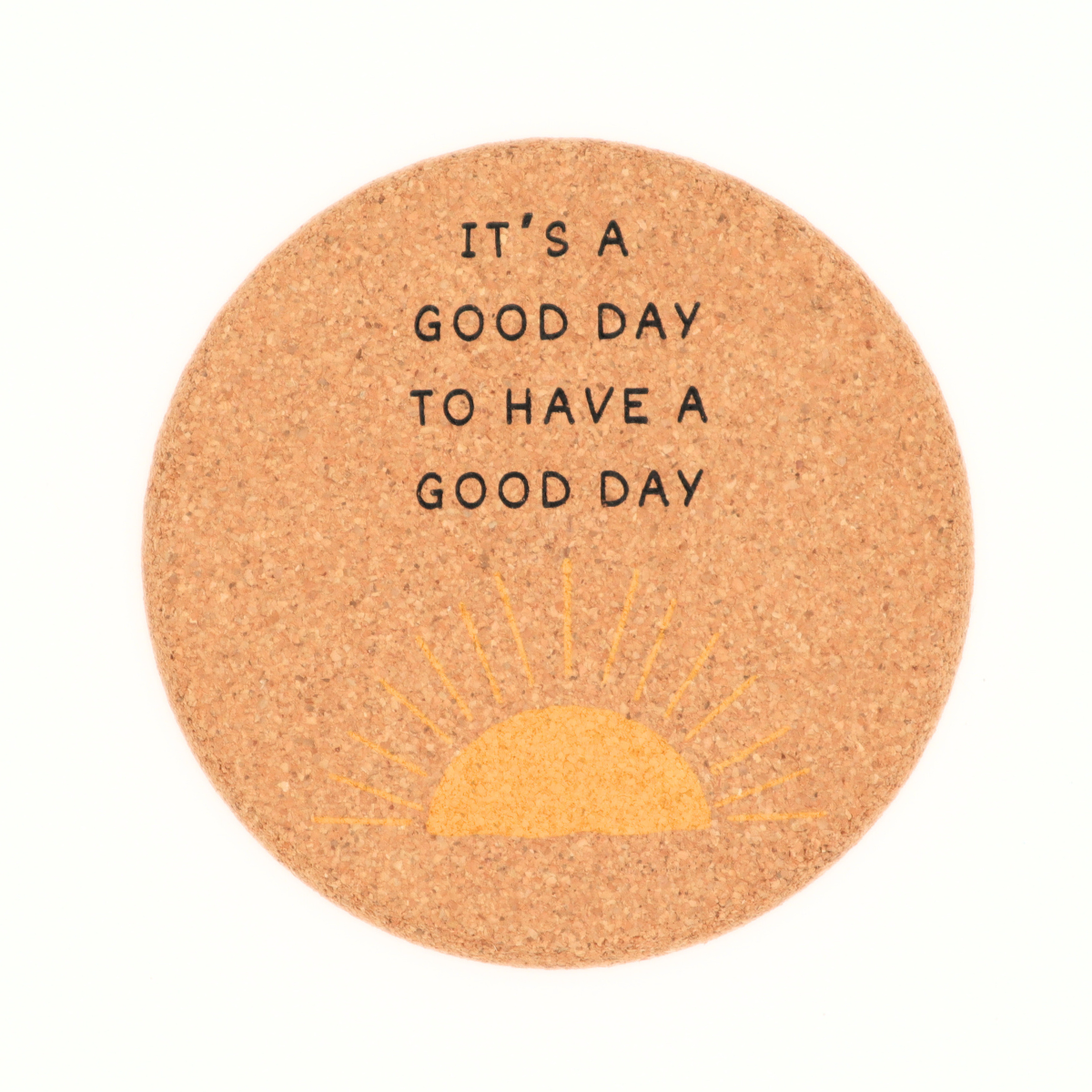 It's A Good Day - Cork Coaster Set