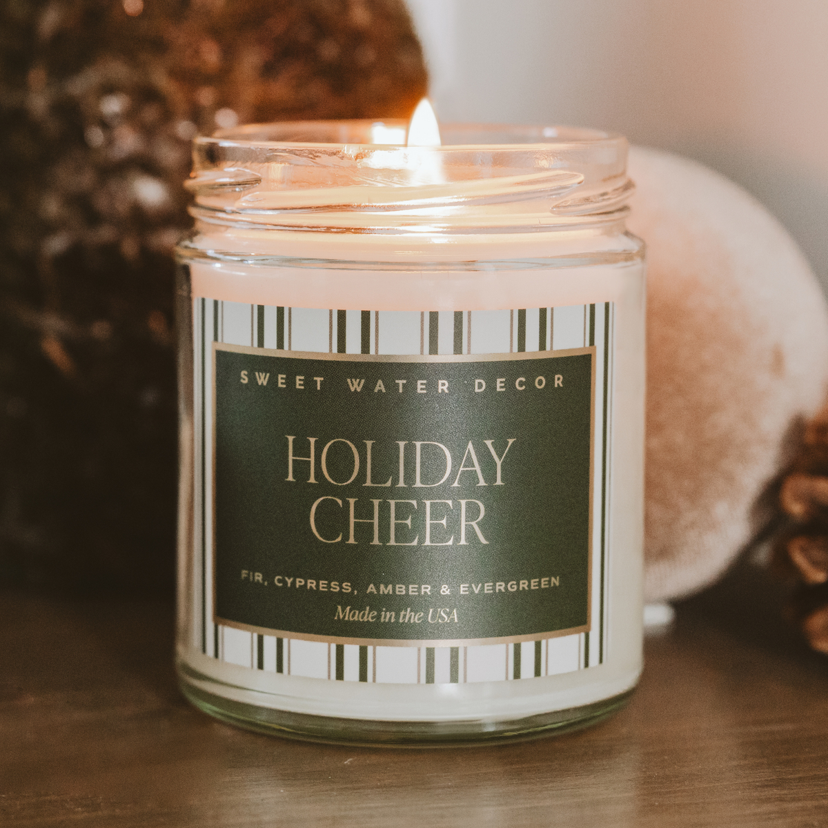 *NEW* Holiday Cheer 9 oz Soy Candle - Christmas Decor