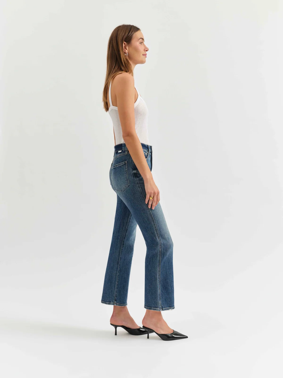 Soho High-Rise Ankle Flare