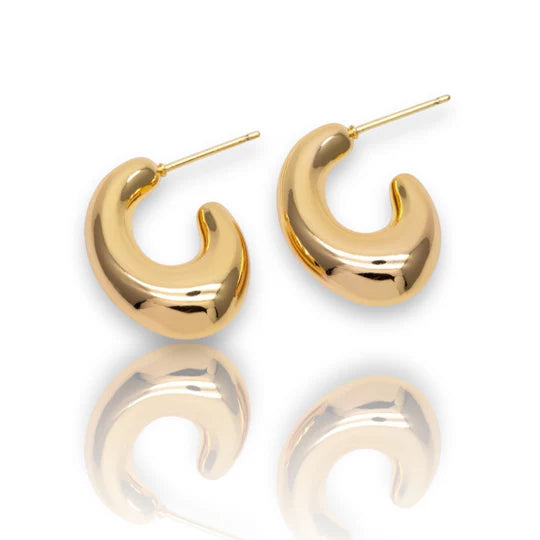 medium Balloon Huggie Earrings