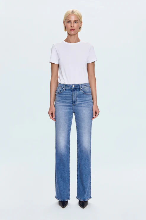 Evie High Rise Slim Boot - Illusion