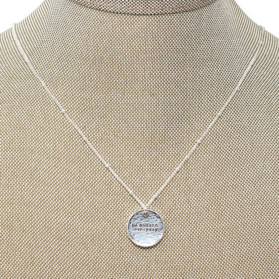 badass Necklace Silver