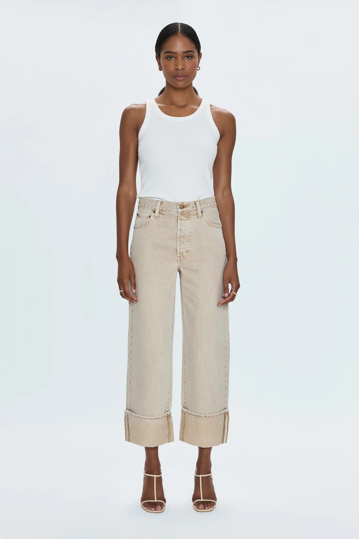 Ryder High-Rise Cuffed Straight
