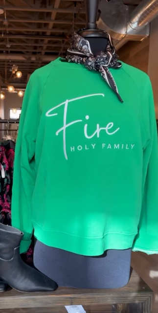 Holy Family Fire Sweatshirt