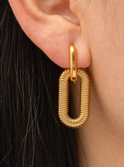 Kate Earrings Gold by Realia