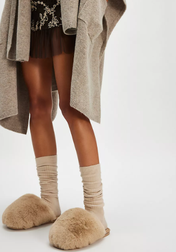 Free People Snowball Slippers