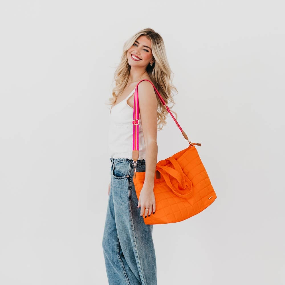 Day Dreamer Quilted Tote Bag (Multiple Colors)